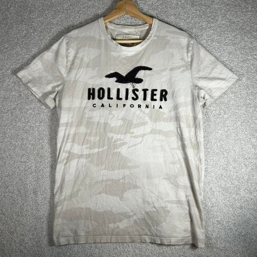 Y2K men's Hollister co camo earth tone tee shirt tshirt Size L